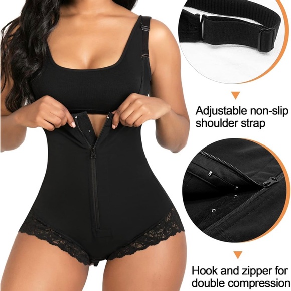 NWT Shapewear Bodysuit with Zipper - Picture 5 of 7